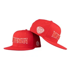 TCAP Țesătură personalizată, roșu, cu litere originale, șapci, cataramă, pălării cu broderie 3D
