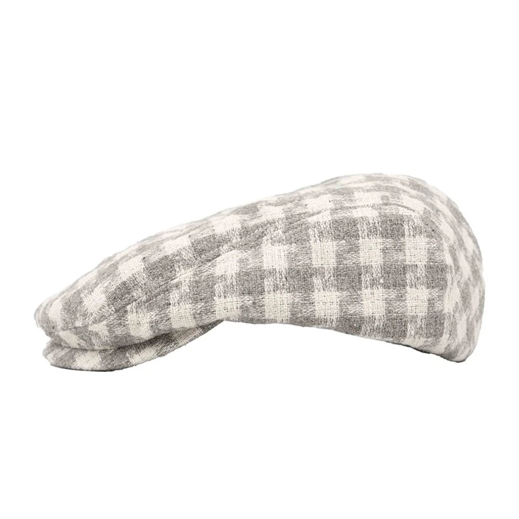 TCAP Custom Classic Plaid Artist Vintage Lattice Beret Hats For Women
