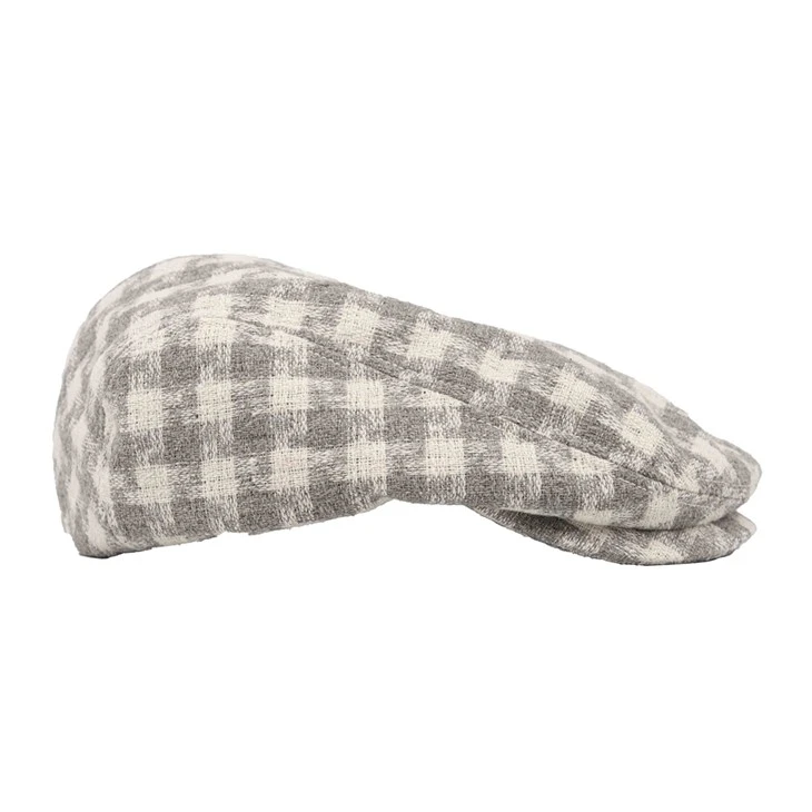TCAP Custom Classic Plaid Artist Vintage Lattice Beret Hats For Women